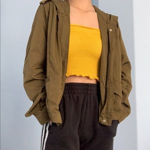 Forever 21 Olive Green Windbreaker